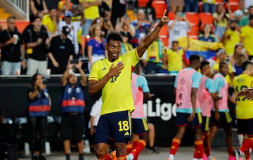 Colombia vence 1-0 a Irak en partido amistoso jugado en Valencia, España.