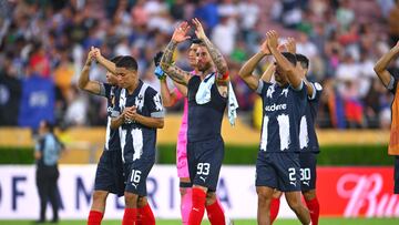 Johan Rojas, Sergio Ramos of Monterrey during the match between CF Monterrey and FC Internazionale Milano as part of Group E to 2025 FIFA Club World Cup, at Rose Bowl Stadium on June 17, 2025 in Pasadena, Los Angeles California, United States.