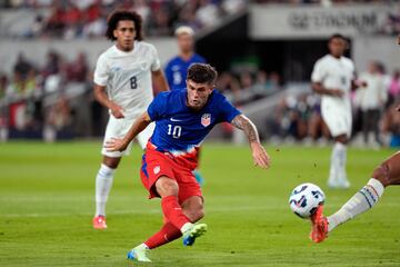 Christian Pulisic, la gran figura de Estados Unidos, tuvo una participación discreta en el duelo frente a Panamá en el Q2 Stadium.