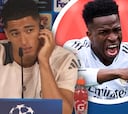 ¿Mal rollo con Vinicius? Bellingham no pudo aguantar la risa