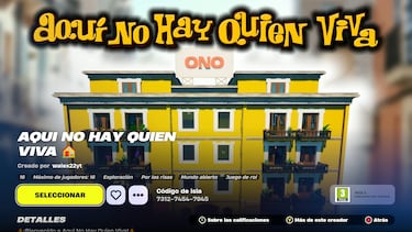 El edificio de ‘Aquí no hay quien viva’ en Fortnite tiene un nivel de detalle enfermizo y no falta ni Radio Patio