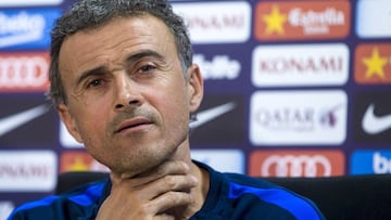 Luis Enrique quiere despedirse de Barcelona con el título