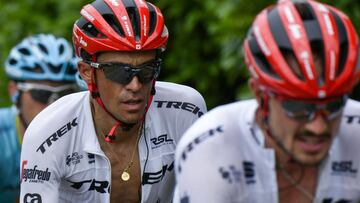 Contador: "Me caí dos veces, hay que ver lo que tengo"