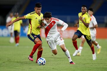 
Colombia derrotó a Perú en su segundo partido del campeonato, sumando así sus primeros tres puntos.