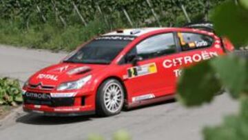 <b>MALA SUERTE.</b> El español Dani Sordo rompió el motor en el último tramo a pesar de haber tenido una buena actuación en la mañana.