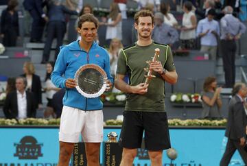 No gustó a la afición española que llenó La Caja Mágica ver como Nadal perdía la final ante Andy Murray que volvió a levantar el Masters madrileño por segunda vez.