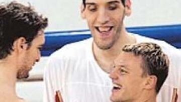 Jasikevicius, Gasol y Dueñas recordaron su etapa como jugadores del Barcelona.