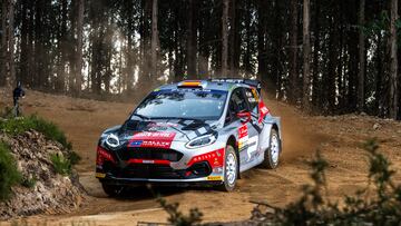 Pepe López is racing during World Rally Championship Portugal in Porto, Portugal on May 9, 2024 // Jaanus Ree / Red Bull Content Pool // SI202405090149 // Usage for editorial use only //