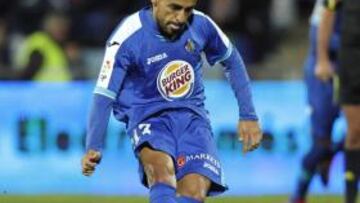 Diego Castro, con el Getafe.