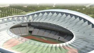 Futura imágen del estadio La Peineta