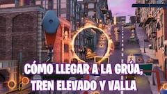 Desafío de Fortnite: ¿Dónde están la grúa, el tren elevado y la valla?