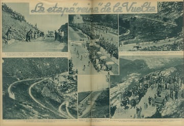 Recorrido por las mejores imgenes de la I Vuelta a Espa?a a travs de la edicin de AS Semanal de 1935.