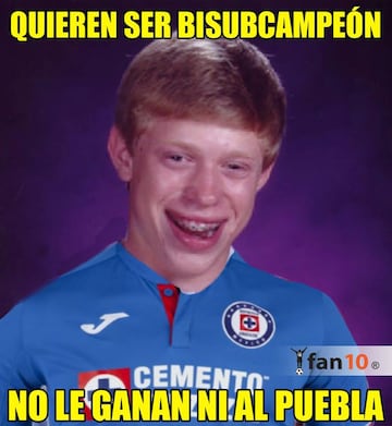 Los memes del Puebla - Cruz Azul de la jornada 1