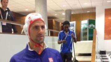 Djokovic bromea en su twitter sobre la lluvia de Roland Garros