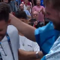 El momentazo entre Doncic y Rudy que arrasa en redes