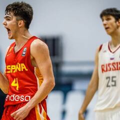 La España de Garuba (14+14) y Aldama (25+9) gana a Rusia y luchará por las medallas