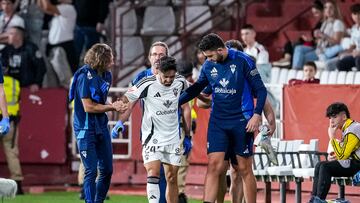 Partido de la jornada 8 de la Segunda División 2024-2025 de la liga de fútbol española, Liga Hypermotion, entre Albacete-Córdoba disputado el 6/10/2024 en el Carlos Belmonte. Foto Josema Moreno
