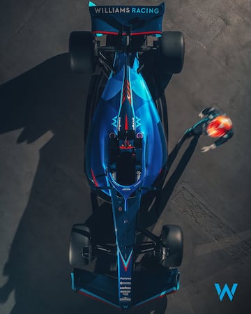 El coche de los pilotos Alex Albon y Nicholas Latifi para 2022.