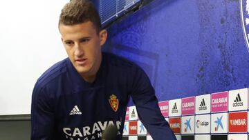 Nieto, jugador del Real Zaragoza, será titular contra Las Palmas.