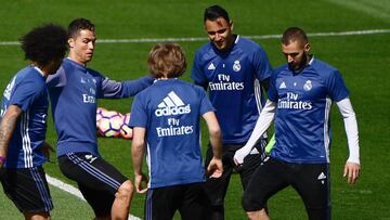 Zidane descansa a Cristiano, Benzema y Keylor