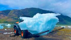 Un iceberg atrapado durante 35 años sale hacia el Atlántico