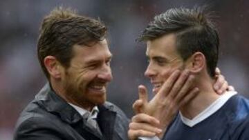 Bale, junto a André Villas-Boas.