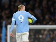 The Norwegian forward was left out of Pep Guardiola’s XI at Elland Road.