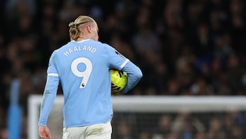 The Norwegian forward was left out of Pep Guardiola’s XI at Elland Road.