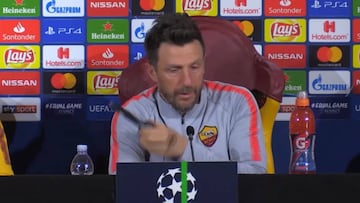 Máximo respeto de Di Francesco ante la llegada del Oporto