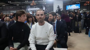 Alejandro Valverde junto a Pedro Acosta. Ambos, nombrados embajadores de Murcia (Pepe Andrs)