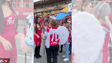 Encuentro previo al partido en el Campín