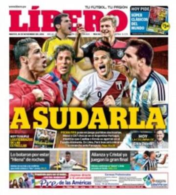 Portadas de la prensa deportiva