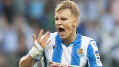 Odegaard, ante el Atl&eacute;tico.