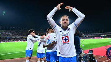 during the 14th round match between Pumas UNAM and Cruz Azul as part of the Liga BBVA MX, Torneo Apertura 2024 at Olimpico Universitario Stadium on October 26, 2024 in Mexico City, Mexico.