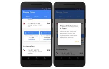 Reserva billetes de avión antes que suban de precio con Google Flights