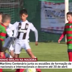 Cristiano Jr hits 7 goals before half-time for Juventus U10s!