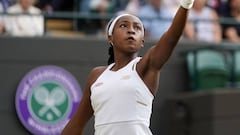 Coco Gauff venci&oacute; a Williams en su estreno en Wimbledon.