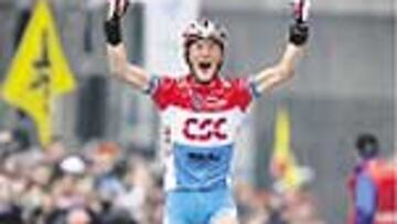 Frank Schleck, en solitario.