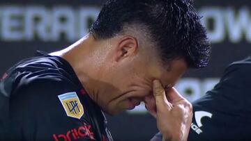 Enzo Perez ve el estado de Javier Altamirano y así reacciona: desgarrador momento