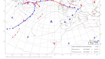 AEMET pronostica cómo será el tiempo en Nochebuena y Navidad