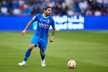 Rúben Neves, jugador del Al Hilal, durante un partido.