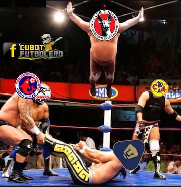 Pumas y Chivas roban los reflectores en los memes