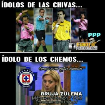 La bruja Zulema le hace el favor a Cruz Azul y los memes se burlan de Chivas