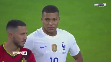 Se disparan todas las teorías: la frase de Hazard que dejó esta cara a Mbappé