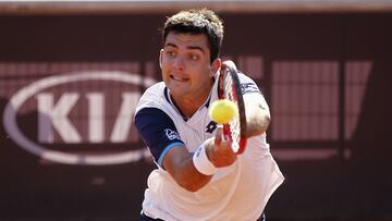 Tenis, Chile Dove MenCare Open
ATP 250 de Santiago.
El tenista Tomas Barrios de Chile regresa la bola a Hugo Dellien de Bolivia durante el ATP 250 Chile Dove MenCare Open Santiago, Chile.
26/02/2020
Felipe Zanca/Photosport