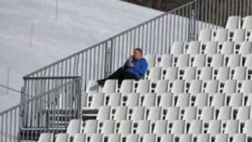 Unas gradas sin público.