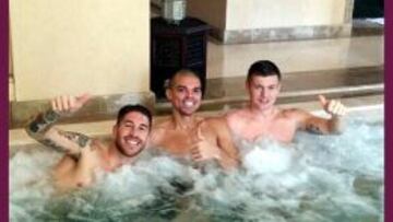 Sergio Ramos, Pepe y Toni Kroos