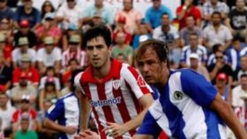 <b>UN FIJO. </b>Iraola, en el partido que abrió la Liga el pasado sábado contra el Hércules.