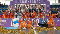 Burela celebra la Copa de la Reina.