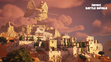 fortnite capitulo 5 temporada 2 mitos y mortales nuevo mapa nuevas zonas monte olimpo